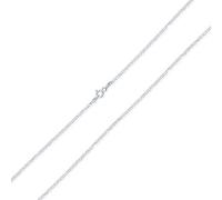 Bling Jewelry Thin Flat Mariner Anchor Link Chain 2MM Strong For Women For Men Necklace .925 Sterling Silver Italian 18 Inch