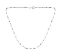 Bling Jewelry Traditional Dainty .925 Sterling Silver Round Bead Station 3,4,6MM Ball Necklace For Women Teens Or Gold Plated Polished 16, 18,20 Inch