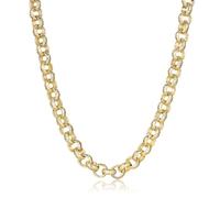 Bling King London - Gold Diamond-Cut Belcher Chain, 24 Inch Long, 12mm Thick, 153g Weight