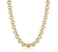 Bling King London - Gold Diamond-Cut Belcher Chain, 24 Inch Long 15mm Thick