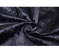 BLING PLUSH VELOUR CRUSHED VELVET UPHOLSTERY CURTAIN FABRIC 145CM / 57" WIDE (Graphite, Sample (15 x 15cm))
