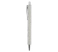 Bling Rhinestone Pen - Ultra Sparkly Crystal Desktop Accessory, Retractable Smooth-Writing Gem Pen, Fancy Journaling & Drawing Tool, Chic for Women, Elegant Rose Stationery