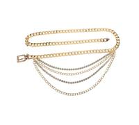 Bling Rhinestone Waist Chain for Women Multilayer Hollow Body Jewelry Elegant Waist Belt for Dresses and Weddings Sparkling Belt for Stylish Outfits