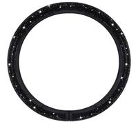 Bling Steering Wheel Cover, 15Inch Diamond Steering Wheel Cover, Sparkling, Luxurious Car without Inner Ring for Women & Men, Diamond