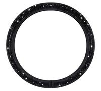 Bling Steering Wheel Cover, 15Inch Diamond Steering Wheel Cover, Sparkling, Luxurious Car without Inner Ring for Women & Men