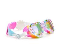 Bling2O Kids Swimming Goggles 100% Silicone Anti Fog UV Protection +6Yrs - Blanch Blossom Dandi