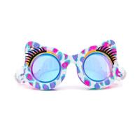 Bling2O Women's Purple Patches - Savvy Cat Junior Swim Goggles Bling2O Multicolor