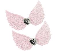 Blingbling Heart Hair Clip 2000s Trend Side Clip Heart Wing Sweet Rhinestones Balletcore Sweet Cool Photo Props