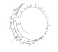 Blingbling Multilayer Pearls Waist Chain Adjustable Length For Women Elegant Retro Jewelry Accessory Pearls Waist Chain For Women