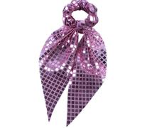 Blingbling Ribbon Sequins Hair Scrunchie For Women Teens Fashion Multiuse Hairband For Work And Social Gatherings Hair Scrunchie