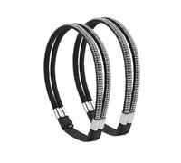 Blingbling Shoe Laces - Rhinestone Crystal Strap, Sparkling Tie Band, Glitter - String | Elegant Replacement for High Heel Sandals, Women's Pumps, Clothing Shoes, Party Fashion Accessories, Black