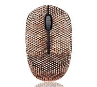 blingbybri Bling Dazzling 2.4G Wireless Mouse Covered with Crystal Diamond Rhinestone, for PC, Tablet, Laptop, Notebook, Great Gift idea for Her - Rose Gold