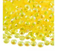 Blinginbox 2000pcs 5mm SS20 Resin Rhinestones Non-Hotfix Stones Diamonds for DIY Crafts Decoration Nails Face Eyes Makeup Body Art Phone Cases Bags Greeting Cards Books Gems Jelly Citrine AB