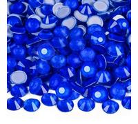 Blinginbox Blue Neon SS20 Flatback Rhinestones for Crafts Nail Art Decoration Sequins for Crafting Bedazzling kit Diamante Tooth gems Christmas Baubles 0.18inches 1440PCS