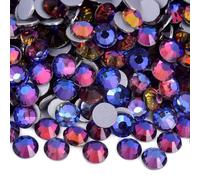 Blinginbox Blue Volcanic SS16 Flatback Rhinestones for Crafts Nail Art Decoration Sequins for Crafting Bedazzling kit Diamante Tooth gems Christmas Baubles 0.15inches 1440PCS
