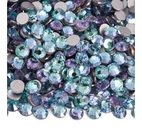 Blinginbox Dream Aqua.SS20 Flatback Rhinestones for Crafts Nail Art Decoration Sequins for Crafting Bedazzling kit Diamante Tooth gems Christmas Baubles 0.18inches 1440PCS