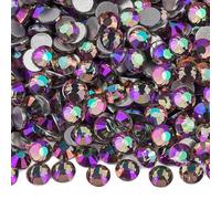 Blinginbox Flatback Rhinestones for DIY Nail Art Crafts Decorations Clothes Shoes, 1440pcs (3.8-4mm) SS16 Paradise Shine
