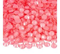 Blinginbox Flatback Rhinestones for Nails, 288pcs Neon Gems Non-hotfix Rhinestone Glass Crystals Rhinestones for Nail Crafts Clothes Tumblers Face Makeup, Living Coral Neon, SS30