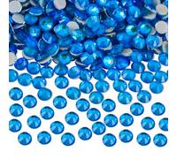 Blinginbox Hotfix Rhinestones for Bedazzling,Diamonds for Crafts Nails Clothes Face Makeup DIY Decoration 4mm 0.15inches 1440pieces SS16 Sparkle Ocean Blue