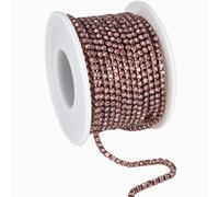 Blinginbox Lt.Amethyst 3mm/0.11in 10 Yards Claw Rhinestone Chain Diamante Gems Straps for Dresses Fringe Trim Decorations DIY Nail Clothes Shoes Lace Dresses Phone Crystal Sewing Rhinestone Strips