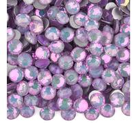 Blinginbox Rhinestones for Crafting,Flatback Rhinestones Glass Gems Stones Round Gemstones Non-Hotfix Crystal for Crafts Nail Decoration,Pinkish Opal(3.8-4.0mm) SS16/1440pcs