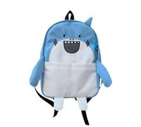 BlingKicks Cute Shark Fox Penguin Animal Kawaii Whimsical Cartoon Backpack for Adults Ita Bag, Blue, One Size