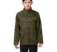 BLINGLAND Chinese Traditional Uniform Top Kungfu Shirt for Men - - M