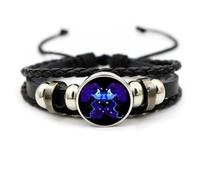 BlingNook Gleym Bracelet, Gleym Manifestation Bracelet Zodiac Signs Spirit Bracelets Zodiac Constellation Universe Spirit Bracelets Multilayer Adjustable Casezi True Soul Wristband Get Anything You