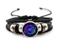 BlingNook Gleym Bracelet, Gleym Manifestation Bracelet Zodiac Signs Spirit Bracelets Zodiac Constellation Universe Spirit Bracelets Multilayer Adjustable Casezi True Soul Wristband Get Anything You