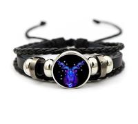 BlingNook Gleym Bracelet, Gleym Manifestation Bracelet Zodiac Signs Spirit Bracelets Zodiac Constellation Universe Spirit Bracelets Multilayer Adjustable Casezi True Soul Wristband Get Anything You