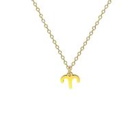 BlingNuts Gold Zodiac Sign Necklace Horoscope Constellation Astrology Charm Pendant Necklace for Birthday Christmas Anniversary, F, Stainless Steel, No Gemstone