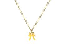 BlingNuts Gold Zodiac Sign Necklace Horoscope Constellation Astrology Charm Pendant Necklace for Birthday Christmas Anniversary, F, Stainless Steel, No Gemstone
