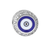 BlingNuts Women Evil Eye Bead Charm Compatible with Pandora Charms Bracelets for Granddaughter Birthday Dangle Gift