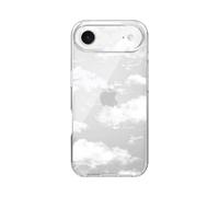 Blingy's for iPhone 17 Air Case, Cute Fun Clouds Pattern Nature Landscape Scenic Chic Design Transparent Soft TPU Protective Clear Case 6.6 inch (Cloudy Style)