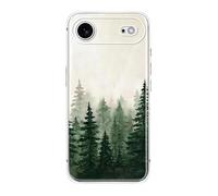 Blingy's for iPhone 17 Air Case, Fun Mountain Pattern Cool Forest Style Nature Landscape Scenic Design Soft TPU Protective Case 6.6 inch (Forest)