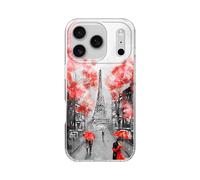 Blingy's for iPhone 17 Pro Case, Pretty Eiffel Tower Style Cute Paris Scenic Landscape Painting Art Design Soft TPU Protective Case 6.3 inch (Pretty Paris)
