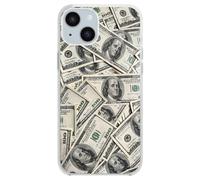 Blingy's iPhone 15 Case, Fun One Hundred Dollar Bill Style Cool Money Design Soft TPU Protective Case Compatible for iPhone 15 6.1 inch (Money Design)