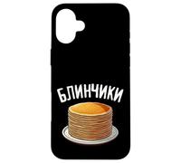 Blini Russian Pancakes Russia Crepes Russians Case for iPhone 16 Plus