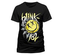 Blink-182 Big Smile Official Tee T-Shirt Mens Unisex (X-Large) Black