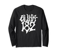 Blink 182 Gothic Logo Rock Music by Rock Off Long Sleeve T-Shirt