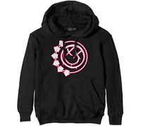 Blink 182 Hoodie Six Arrow Smile Band Logo Official Unisex Black Pullover M