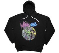 Blink 182 Men's Overboard Event Hoodie in Black | Size: Large Blink 182 Black L