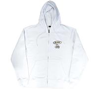 Blink 182 Men's Roger Rabbit Back Print Full Zip Hoodie in White | Size: Small Blink 182 White S