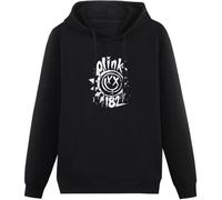 Blink-182 Mens Sweatshirt Black Hoodie(Small)
