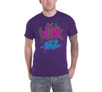 Blink 182 Neon Band Logo T-Shirt in Purple | Size: XL Blink 182 Purple XL