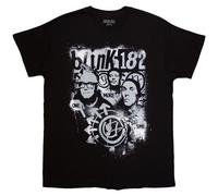 Blink 182 One More Time Spray Paint T-Shirt in Black | Size: Medium Blink 182 Black M