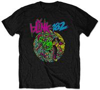 Blink 182 Overboard Event Black T-Shirt Black(Large)