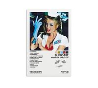 Blink-182 Poster Enema Of The State Album Cover Posters for Bedroom Canvas Posters for Room Aesthetic Wall Art Decor 12x18inch(30x45cm)
