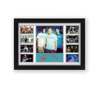 Blink-182 Signed Poster Print - Limited Edition Autograph Fan Gift - Collectible Memorabilia Merchandise (Framed A3 (30x40cm))