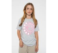 Blink 182 Six Arrow Smile T-Shirt in Grey | Size: 7-8 Years Blink 182 Grey 7-8 Years